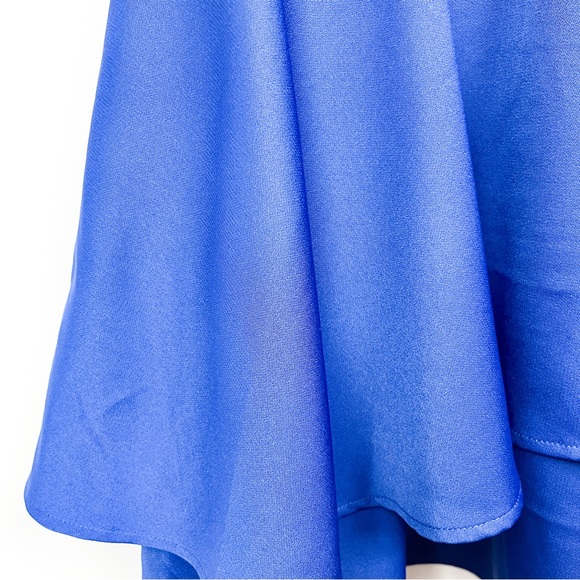 Banjul Royal Blue Lacey Party Dress - Picture 4 of 10